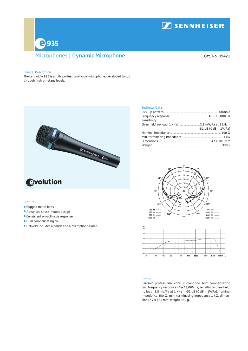 Evolution Technologies E935 User Manual | 1 page