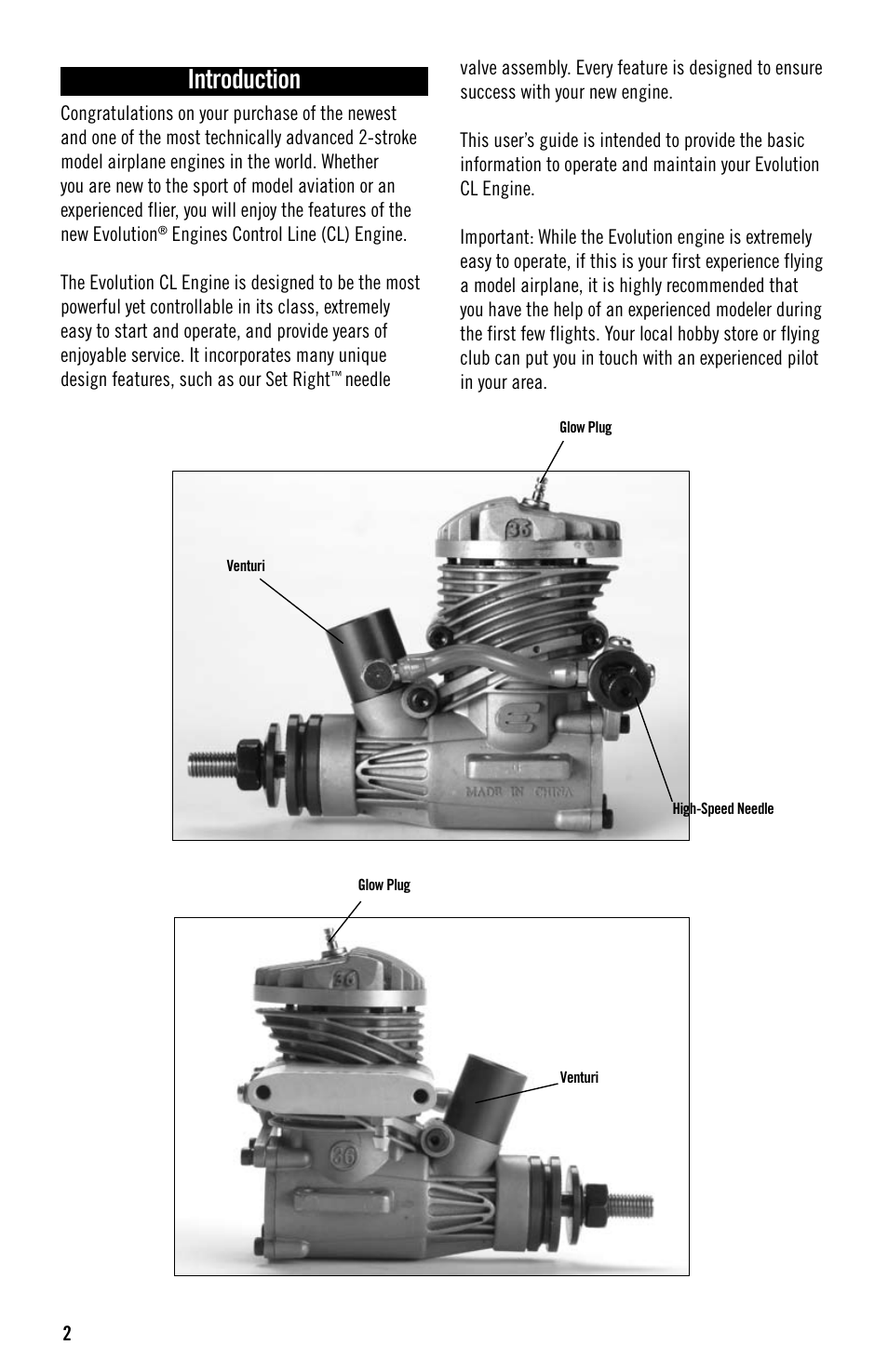 Introduction | Evolution Technologies 36NT User Manual | Page 2 / 12