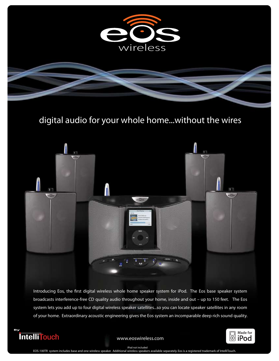 Eos Wireless EOS-100TR User Manual | 2 pages