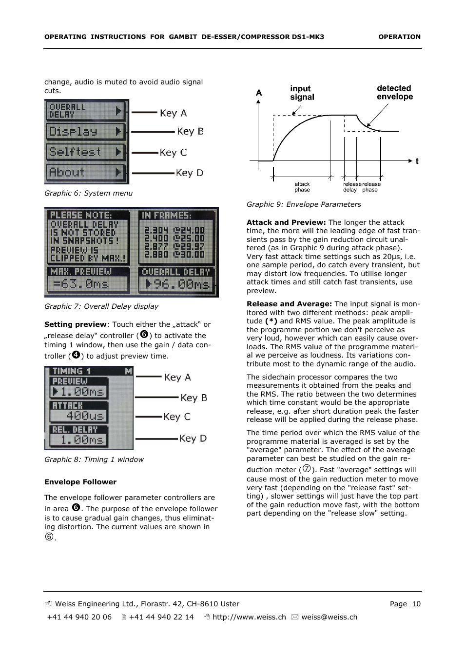 Edelweiss GAMBIT DS1-MK3 User Manual | Page 10 / 36