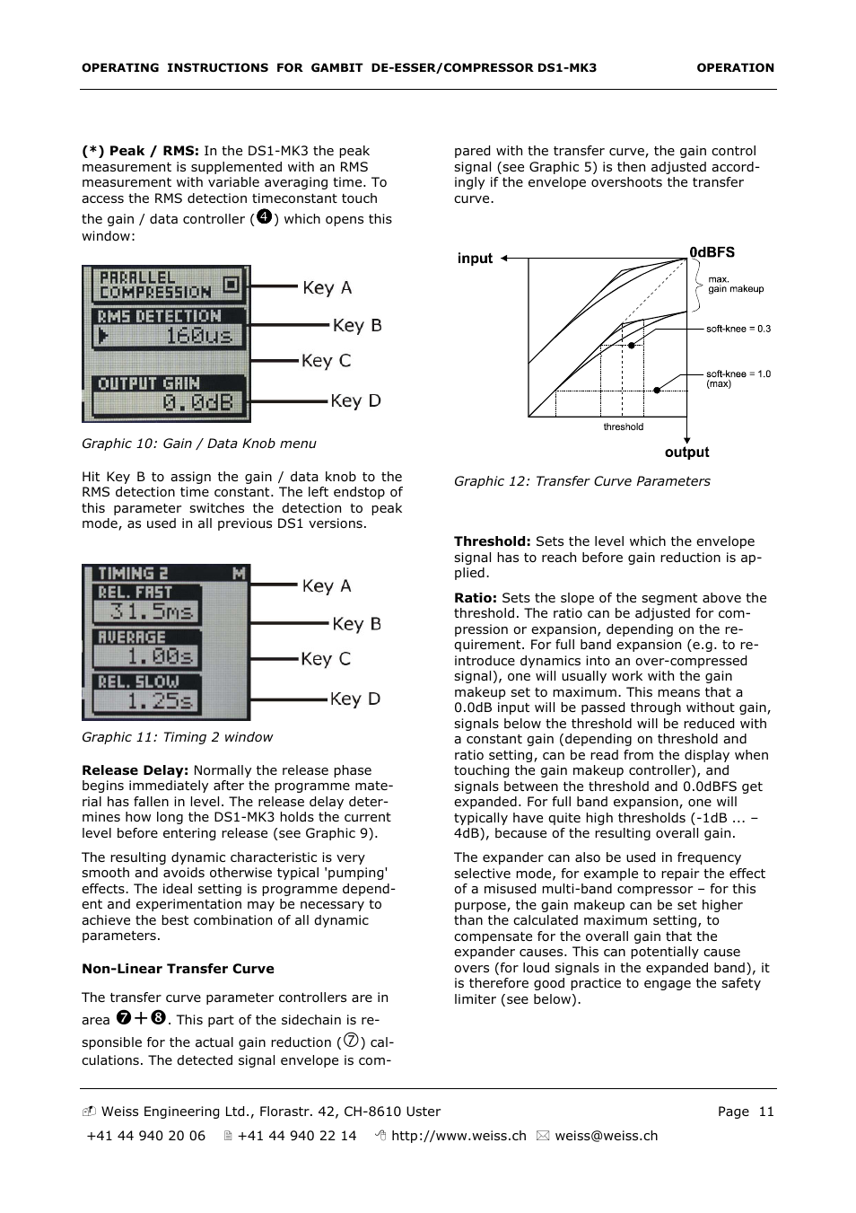 Edelweiss GAMBIT DS1-MK3 User Manual | Page 11 / 36