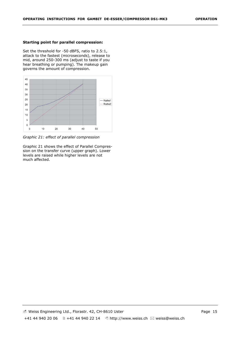 Edelweiss GAMBIT DS1-MK3 User Manual | Page 15 / 36