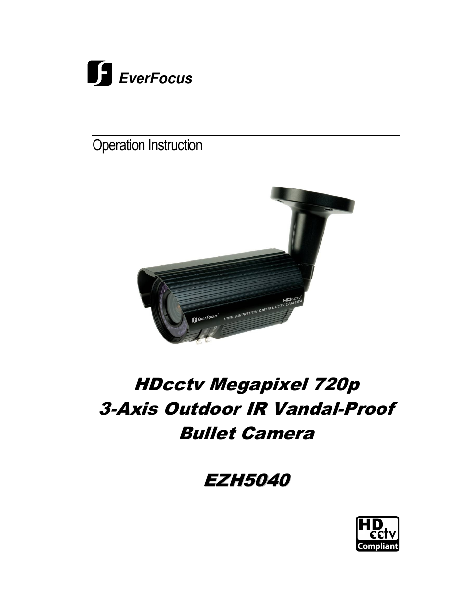 EverFocus EZH5040 User Manual | 24 pages
