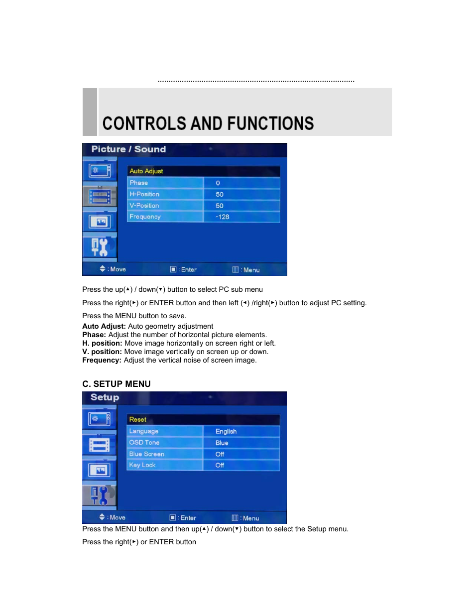 EverFocus TFT EN-7519E User Manual | Page 16 / 27