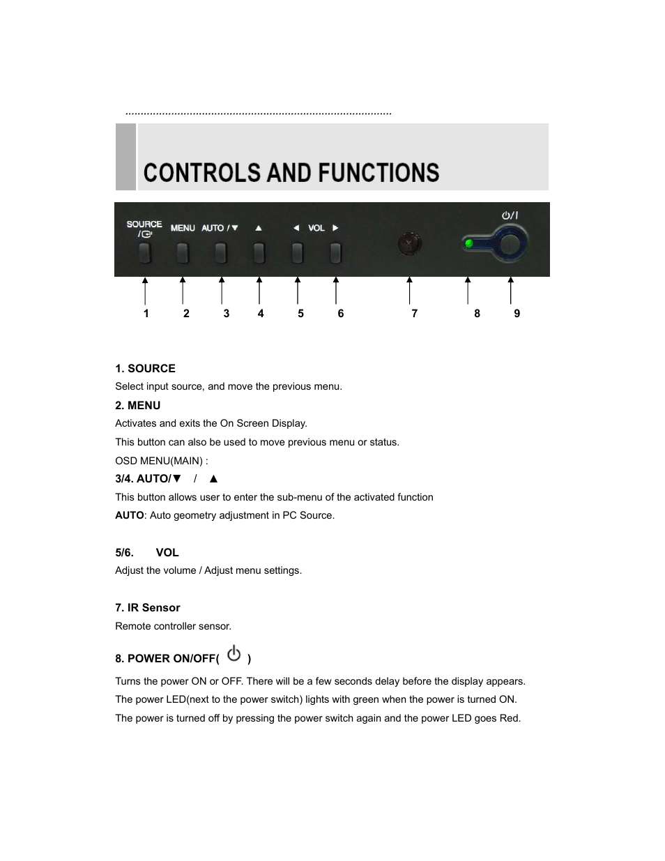 EverFocus TFT EN-7519E User Manual | Page 9 / 27