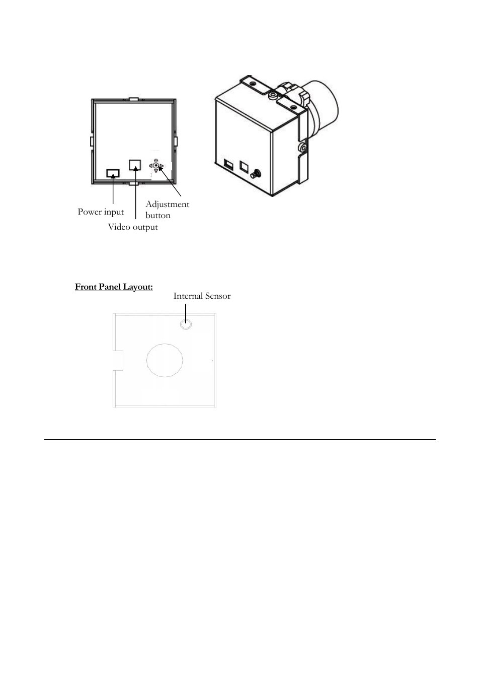 6 front and back panel layout | EverFocus ED560 User Manual | Page 13 / 47