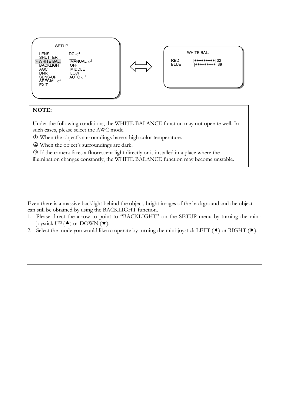 4 backlihgt | EverFocus ED560 User Manual | Page 32 / 47