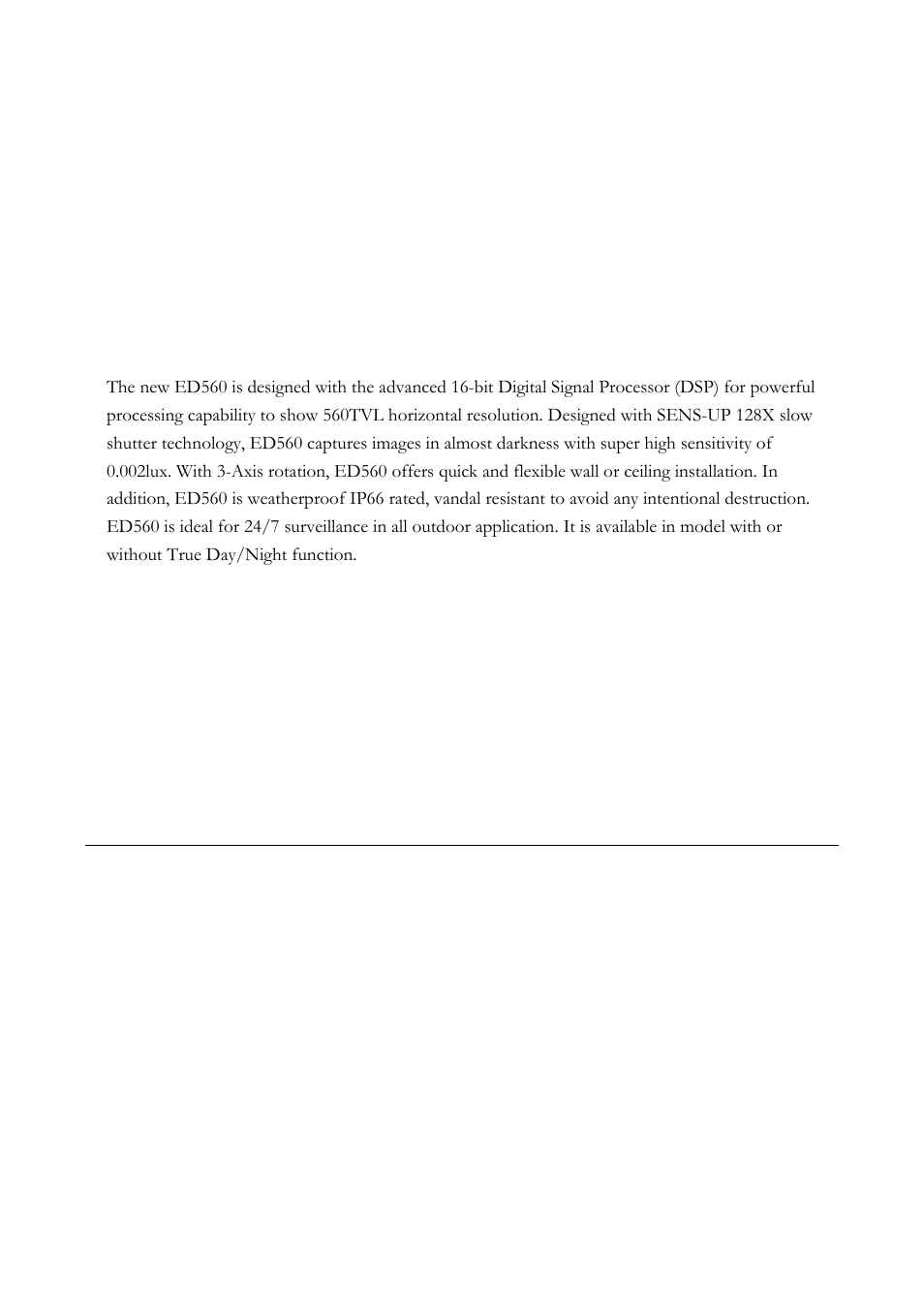 Product overview | EverFocus ED560 User Manual | Page 6 / 47