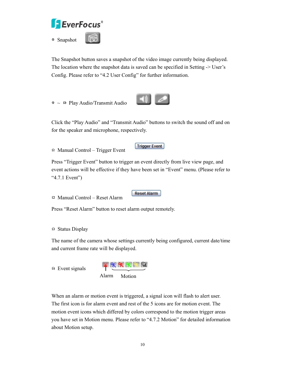 EverFocus EAN EDN850H User Manual | Page 10 / 60