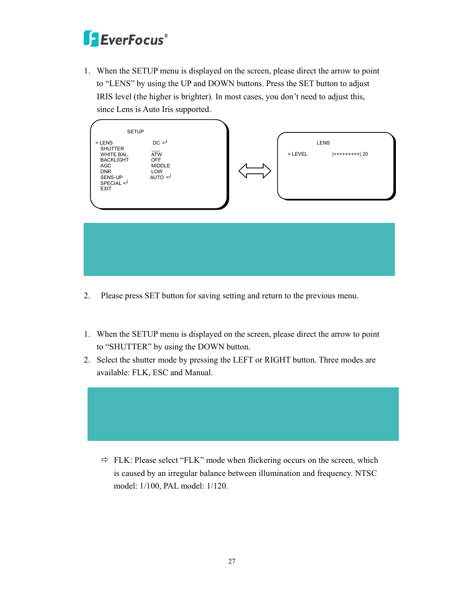 EverFocus EAN EDN850H User Manual | Page 27 / 60