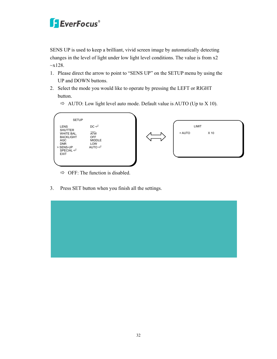 EverFocus EAN EDN850H User Manual | Page 32 / 60