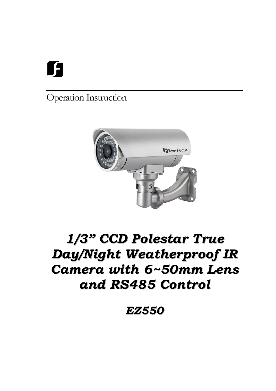 EverFocus EZ550 User Manual | 44 pages