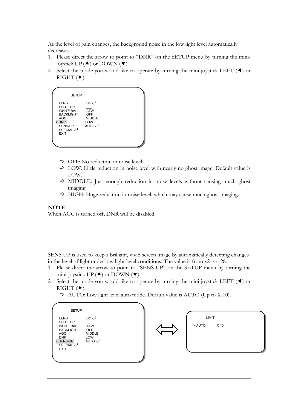 7 sens-up | EverFocus EZ550 User Manual | Page 32 / 44