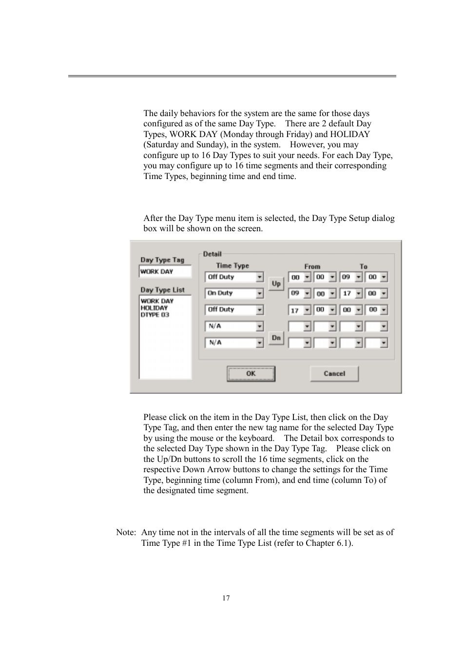 2 day type setup | EverFocus eDR400 User Manual | Page 21 / 61