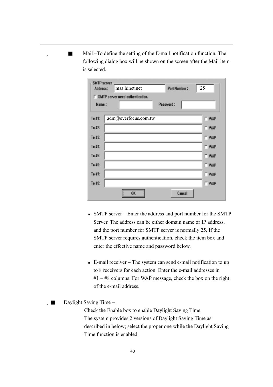 EverFocus eDR400 User Manual | Page 44 / 61
