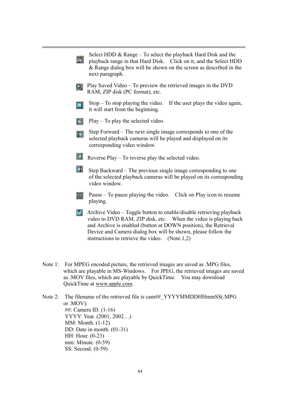 EverFocus eDR400 User Manual | Page 48 / 61