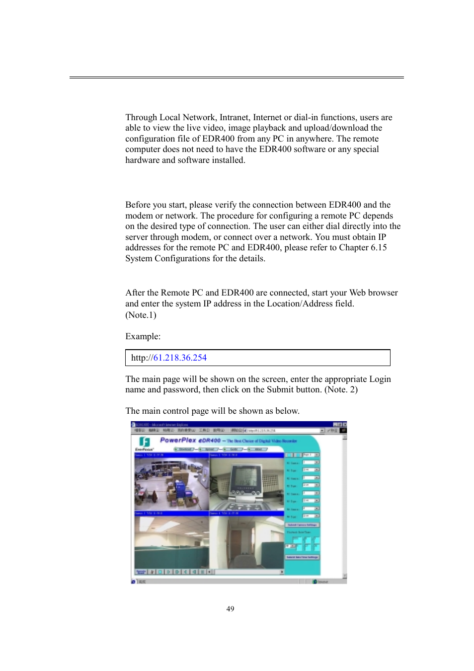 Remote control | EverFocus eDR400 User Manual | Page 53 / 61