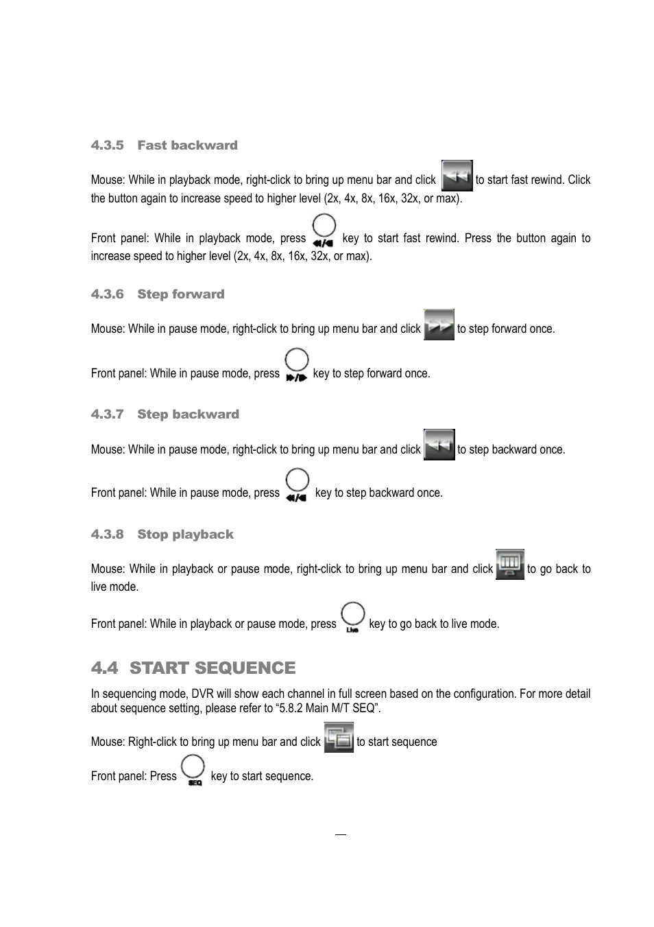 4 start sequence | EverFocus EDVR 16D1 User Manual | Page 29 / 105