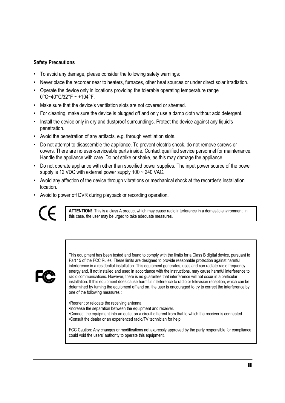 EverFocus EDVR 16D1 User Manual | Page 3 / 105