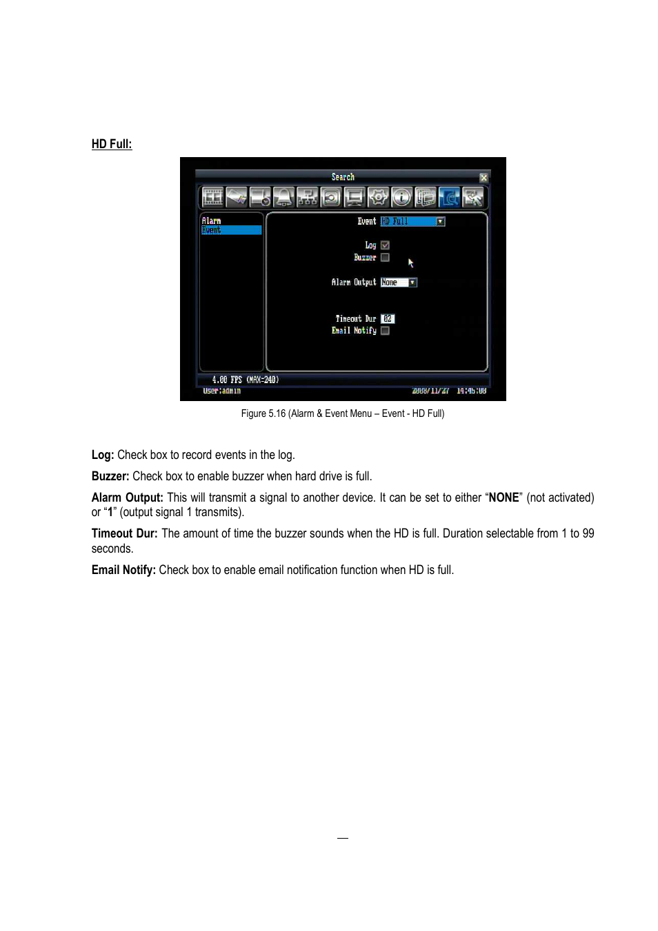 EverFocus EDVR 16D1 User Manual | Page 54 / 105