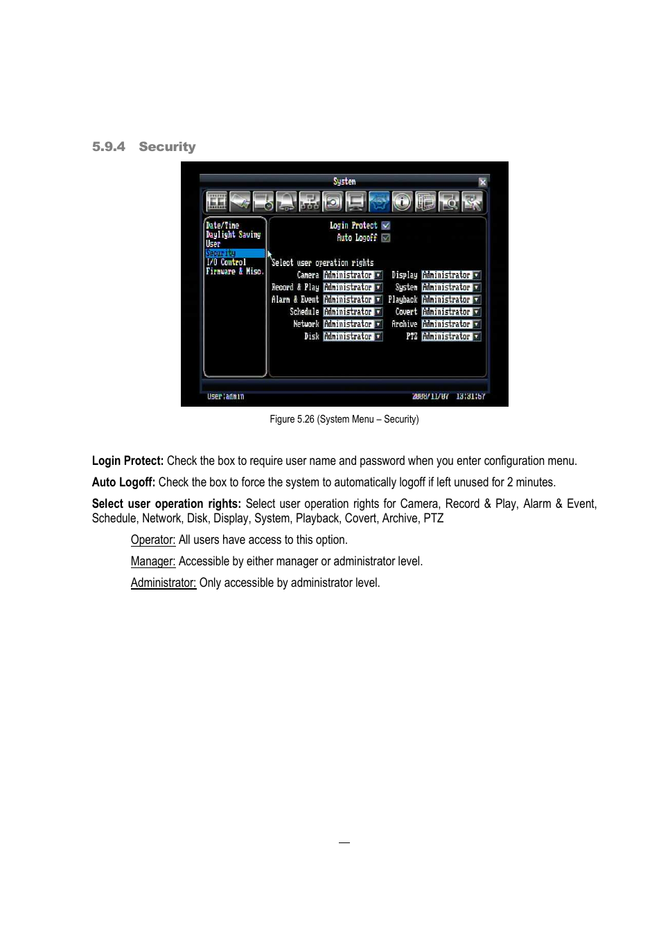 EverFocus EDVR 16D1 User Manual | Page 64 / 105