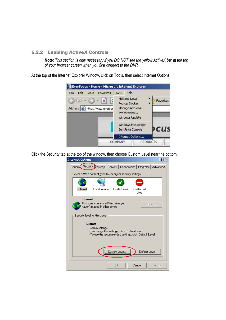 EverFocus EDVR 16D1 User Manual | Page 73 / 105