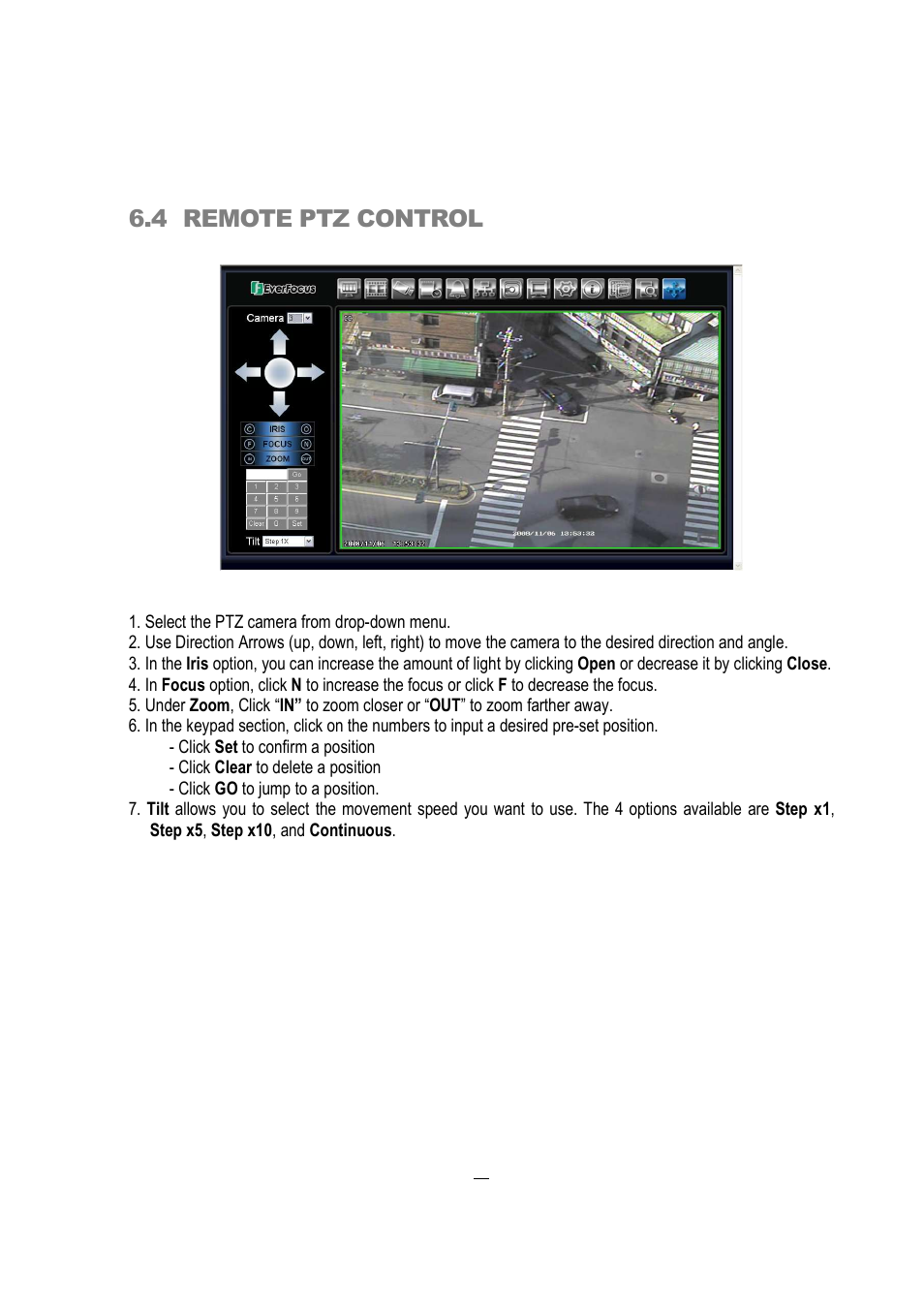 4 remote ptz control | EverFocus EDVR 16D1 User Manual | Page 77 / 105