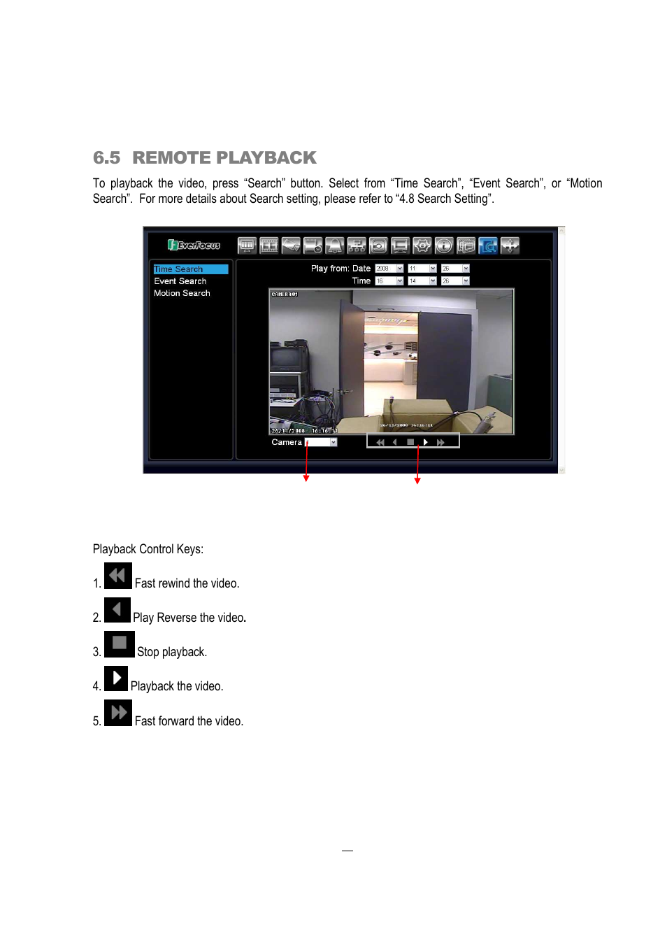 5 remote playback | EverFocus EDVR 16D1 User Manual | Page 78 / 105