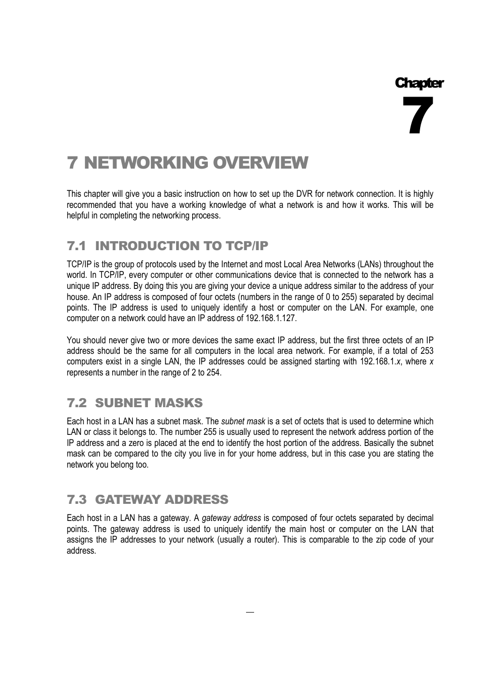 7networking overview | EverFocus EDVR 16D1 User Manual | Page 79 / 105