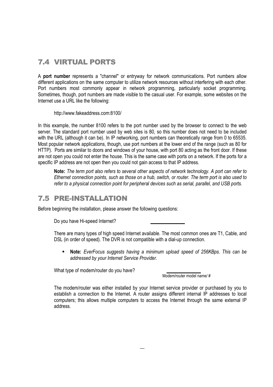 4 virtual ports, 5 pre-installation | EverFocus EDVR 16D1 User Manual | Page 80 / 105