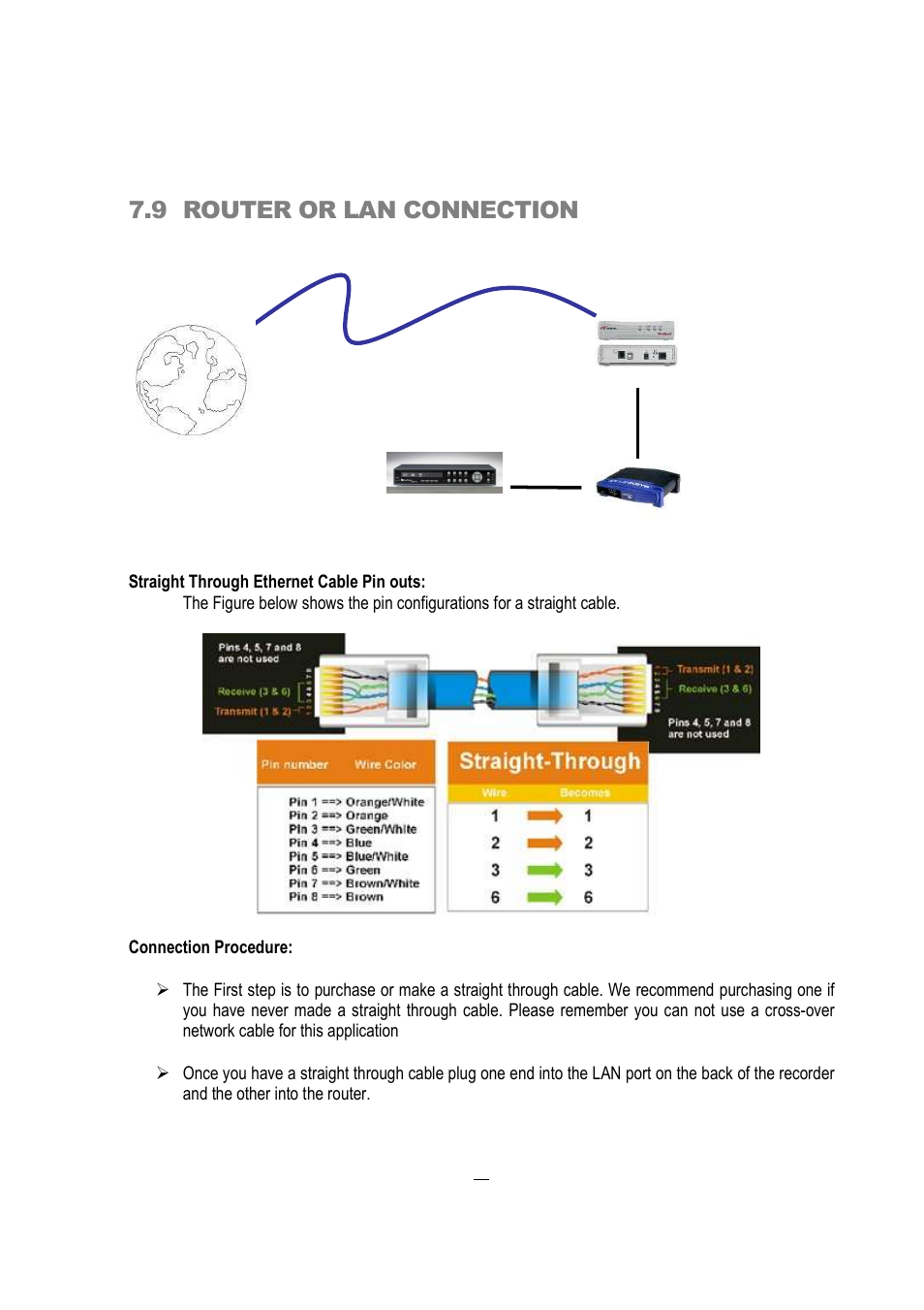 9 router or lan connection | EverFocus EDVR 16D1 User Manual | Page 89 / 105