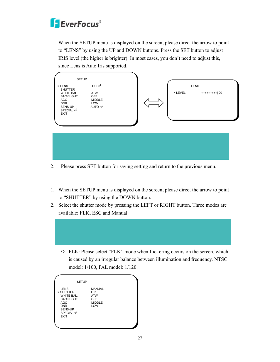 EverFocus EAN850A User Manual | Page 27 / 60