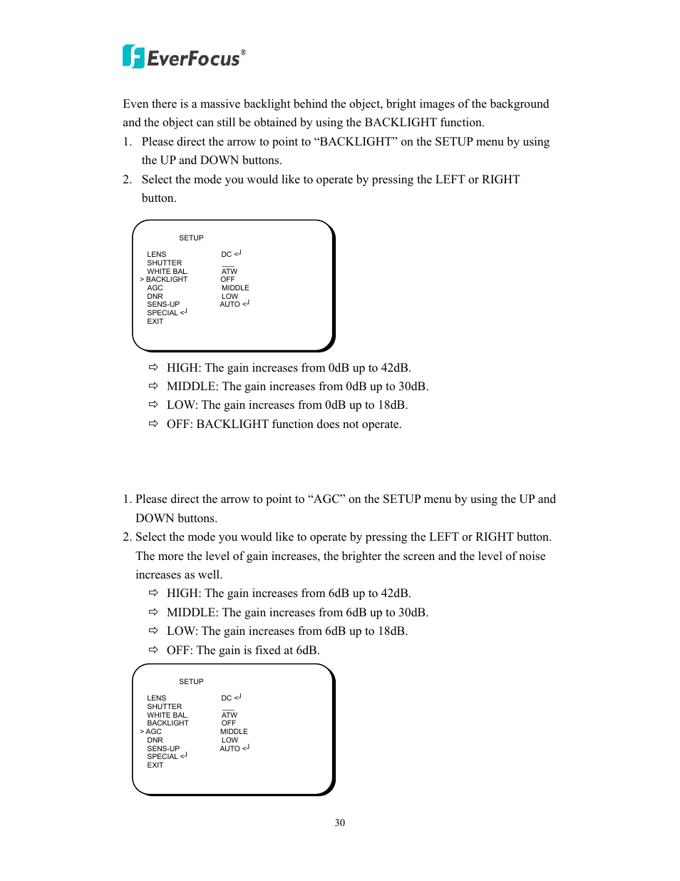 EverFocus EAN850A User Manual | Page 30 / 60