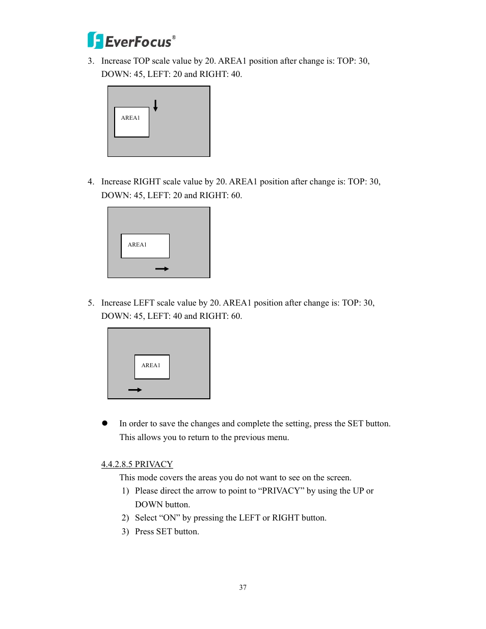 EverFocus EAN850A User Manual | Page 37 / 60