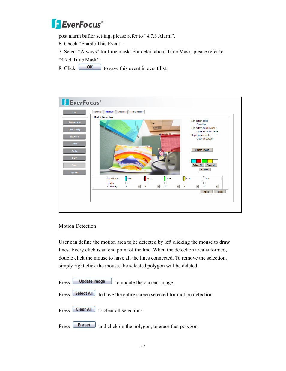 EverFocus EAN850A User Manual | Page 47 / 60