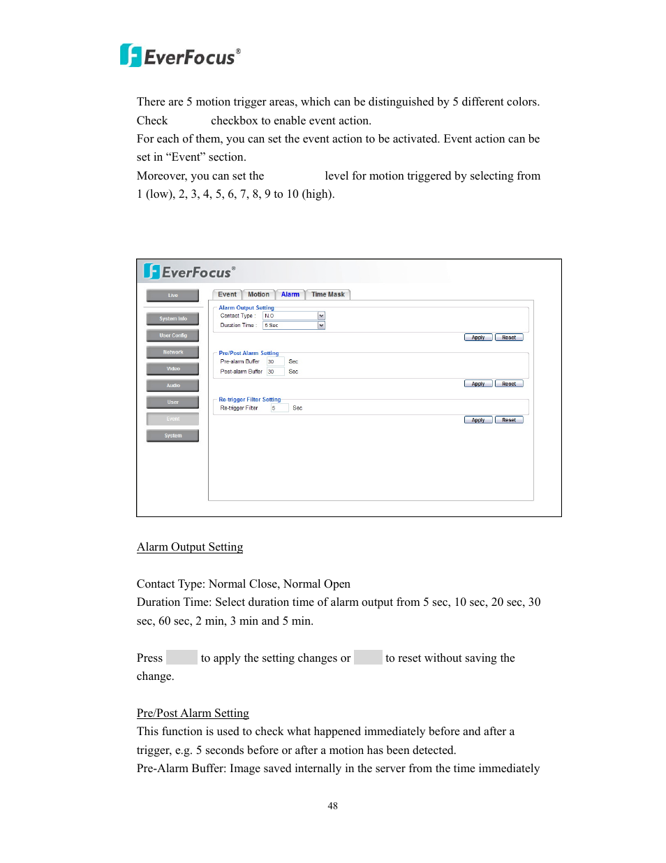 EverFocus EAN850A User Manual | Page 48 / 60