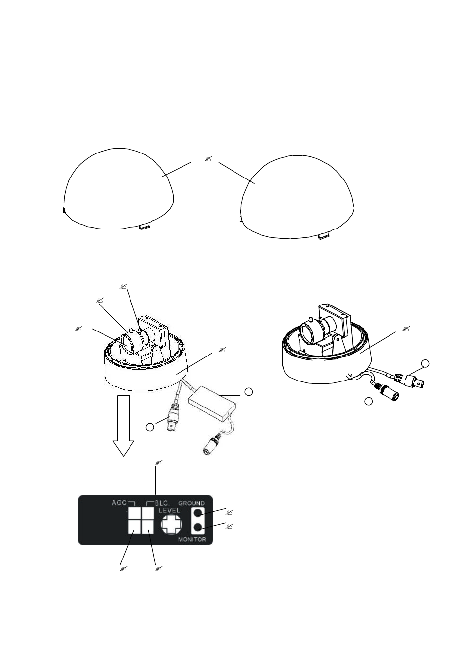Major parts names and functions | EverFocus ED300 Series User Manual | Page 8 / 13