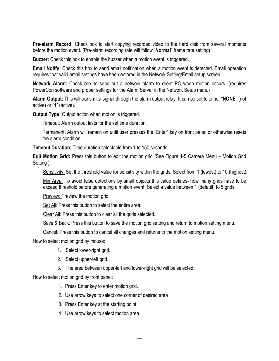 EverFocus ECOR264-4D1 User Manual | Page 47 / 128