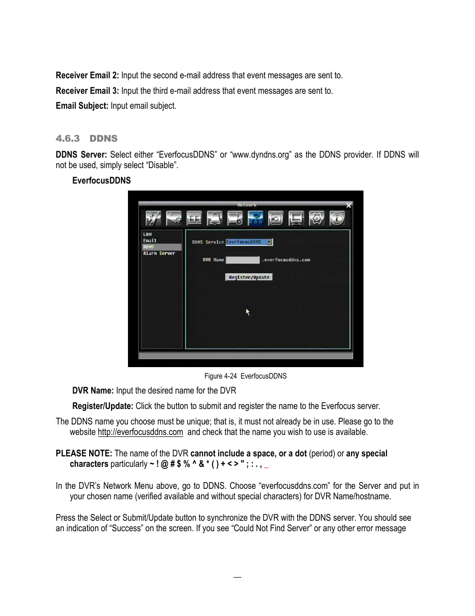 EverFocus ECOR264-4D1 User Manual | Page 76 / 128