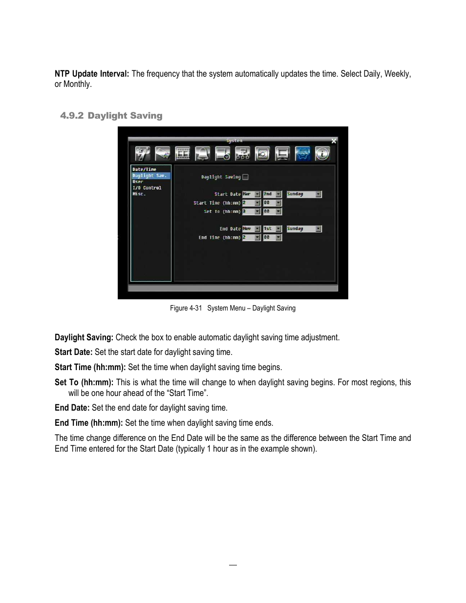 EverFocus ECOR264-4D1 User Manual | Page 83 / 128