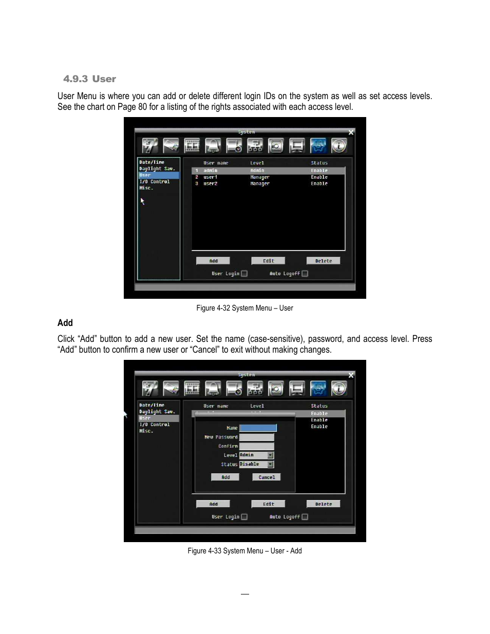 EverFocus ECOR264-4D1 User Manual | Page 84 / 128