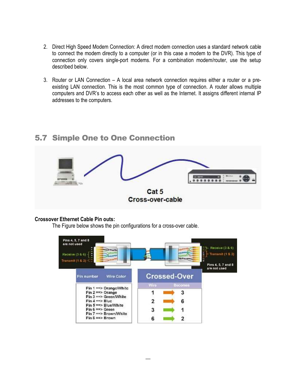 7 simple one to one connection | EverFocus ECOR264-4D1 User Manual | Page 95 / 128