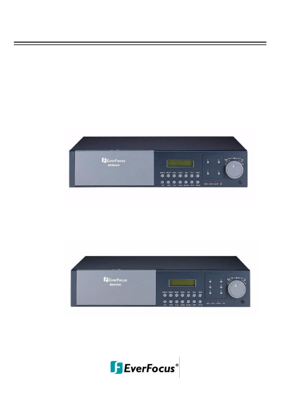 EverFocus EDSR-400 User Manual | 57 pages