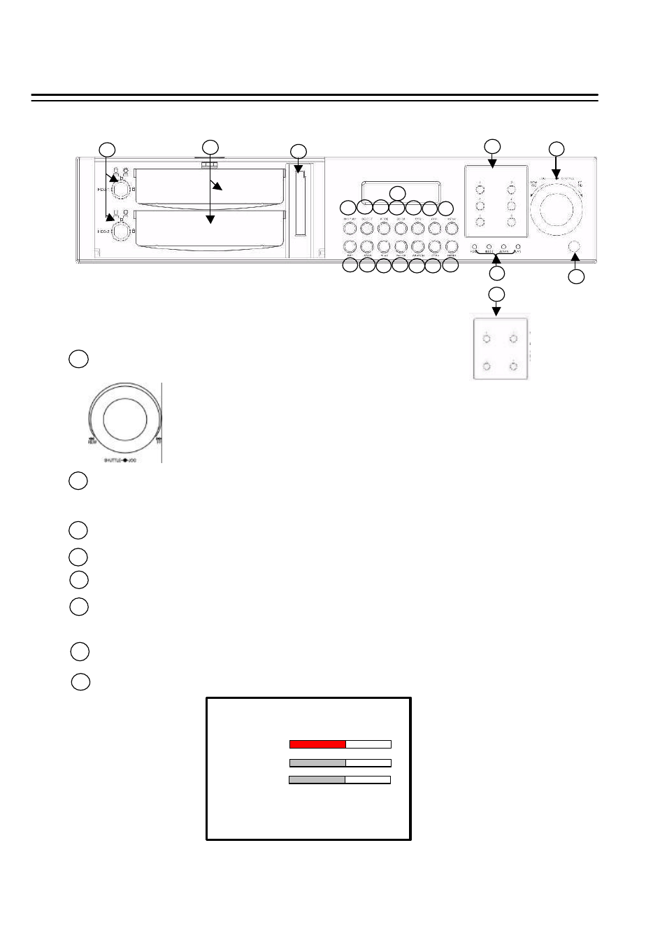 Front panel keypads | EverFocus EDSR-400 User Manual | Page 11 / 57