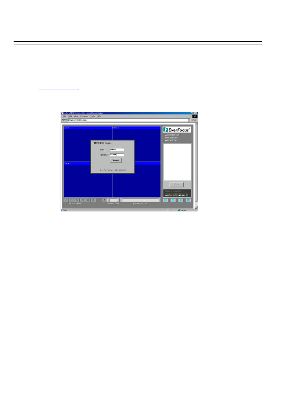 View from internet/intranet | EverFocus EDSR-400 User Manual | Page 44 / 57