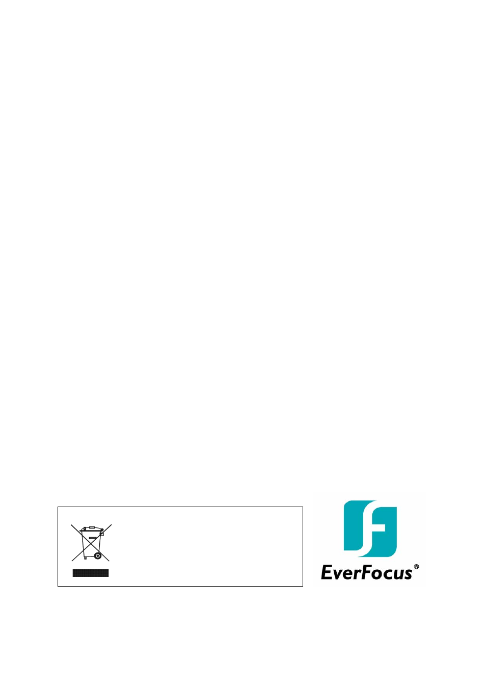 Everfocus electronics corp, Haidian district, beijing china | EverFocus ECD230 User Manual | Page 6 / 6