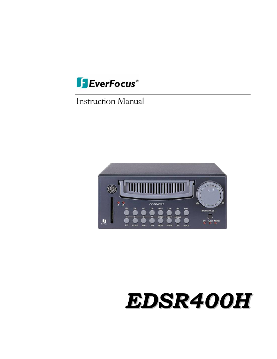 EverFocus EDSR400H User Manual | 107 pages