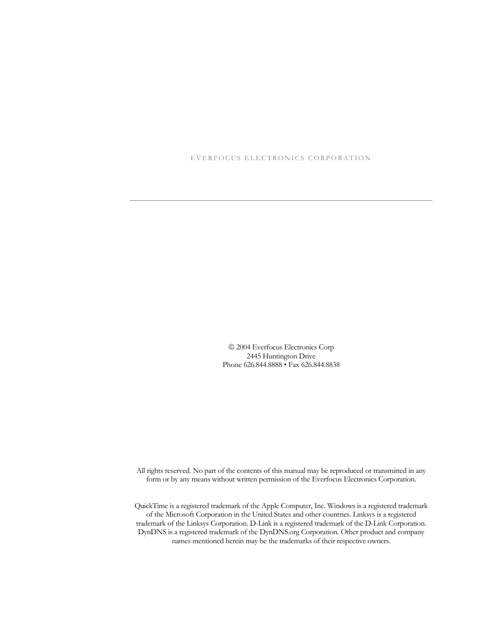 Edsr 400h instruction guide | EverFocus EDSR400H User Manual | Page 2 / 107