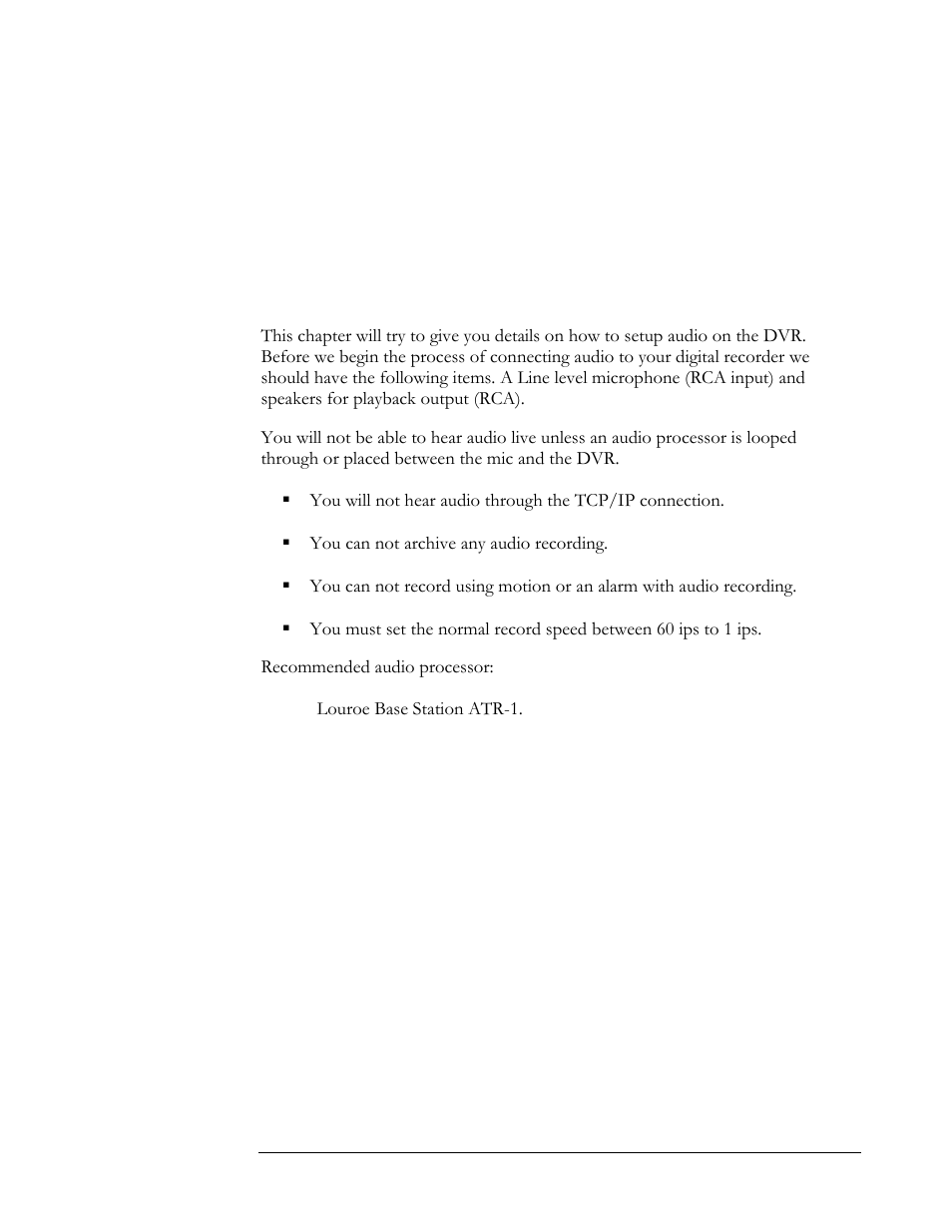 Audio overview, Chapter | EverFocus EDSR400H User Manual | Page 57 / 107