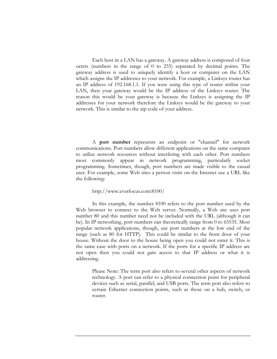 Gateway address, Virtual ports | EverFocus EDSR400H User Manual | Page 61 / 107